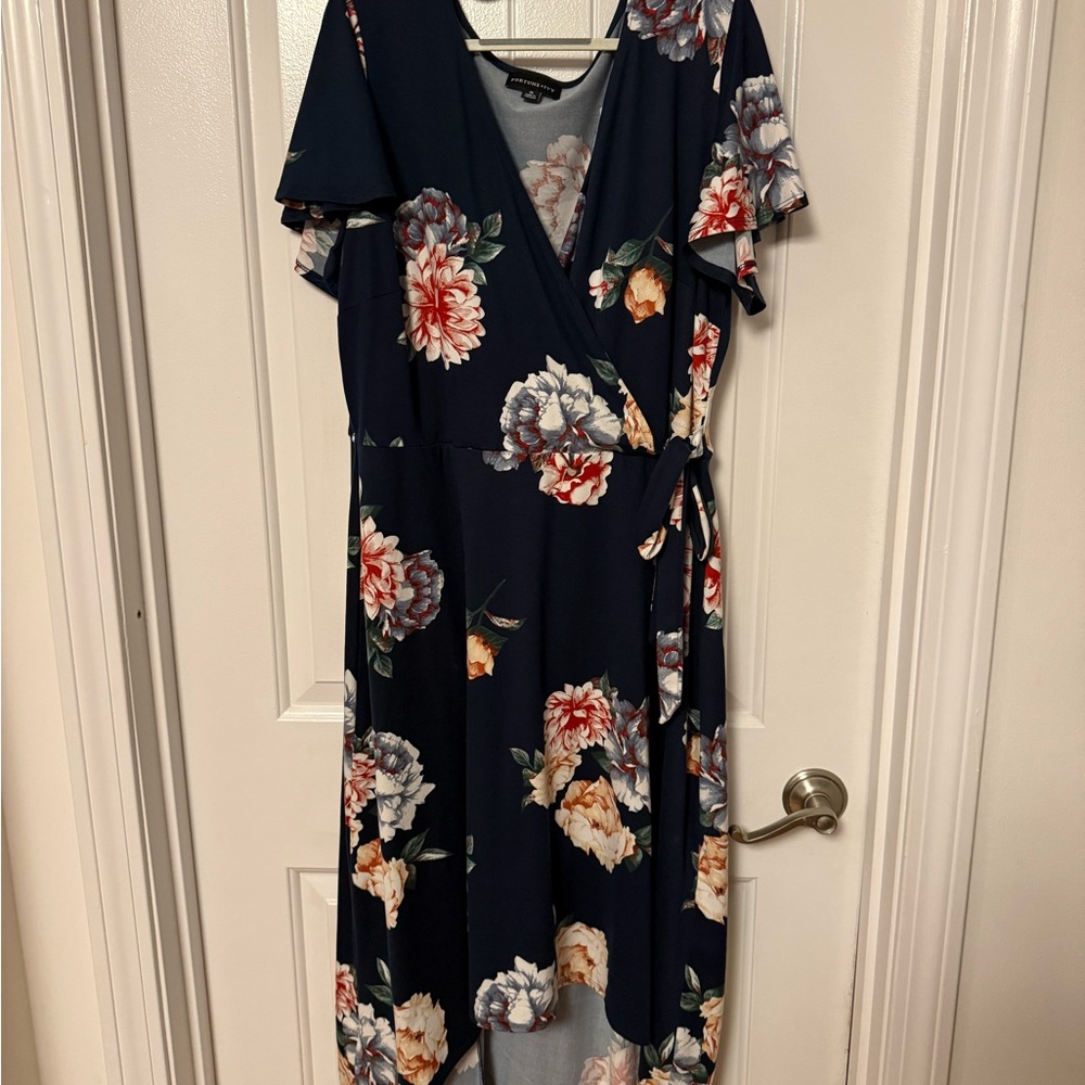 Floral Wrap Dress